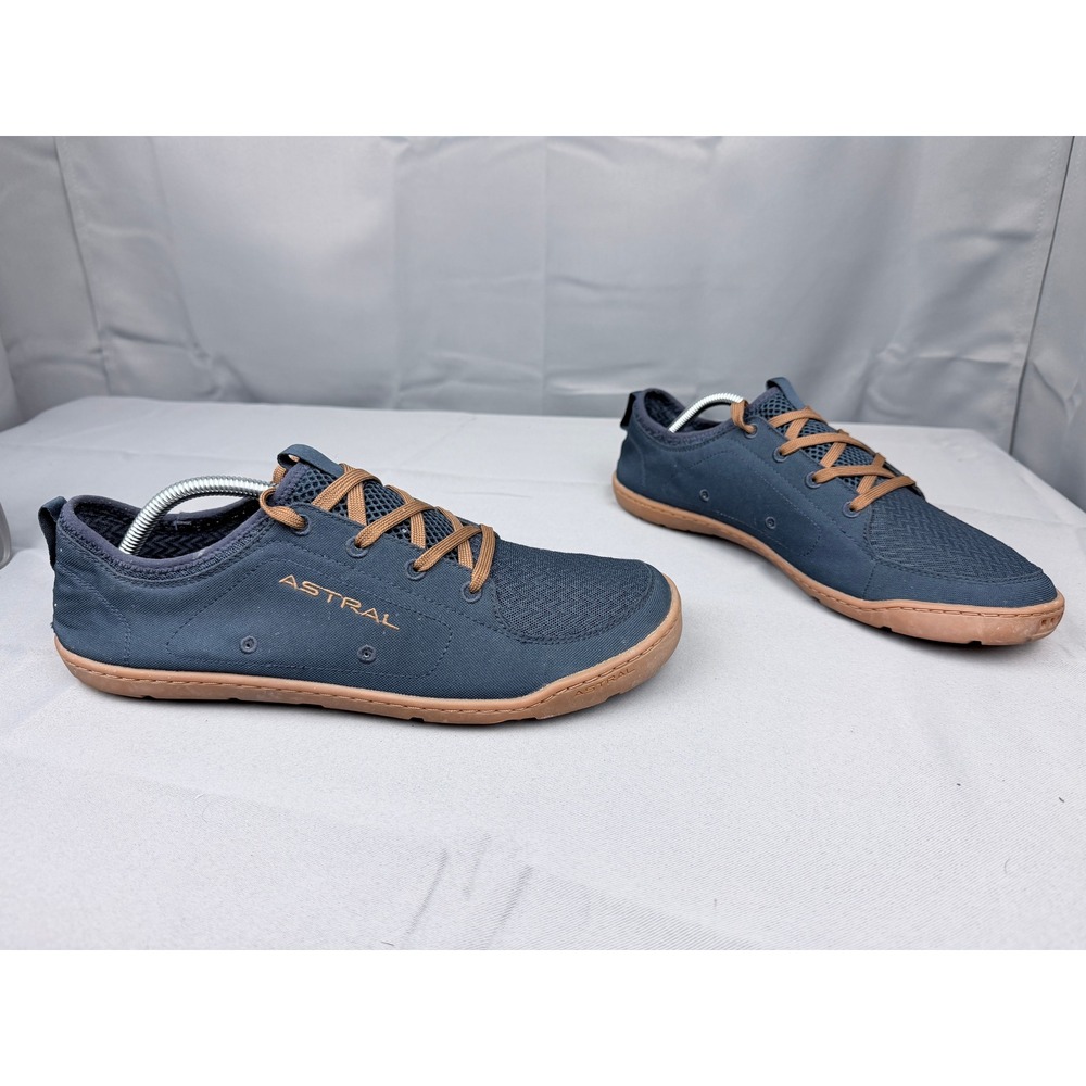 Astral Loyak Mens Water Shoes Navy Blue Tan Size 10 S191 Minimalist Kayak Boat - Picture 6 of 8